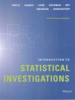 INTRODUCTION TO STATISTICAL INVESTIGATIONS