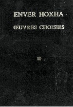 Enver Hoxha oruvres choisies:volume II nouvembre 1948-novembre 1960