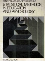 STATISTICAL METHODS IN EDUCATION AND PSYCHOLOGY