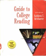 GUIDE TO COLLEGE READING  SIXTH EDITION