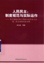 人民民主  制度规范与实际运作