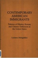 CONTEMPORARY AMERICAN IMMIGRANTS  PATTERNS OF FILIPINO