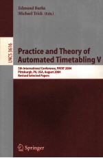 Practice and Theory of Automated Timetabling V 5th International Conference