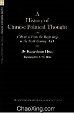 A HISTORY OF CHINESE POLITICAL THOUGHT