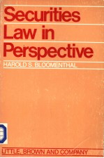 SECURITIES LAW IN PERSPECTIVE