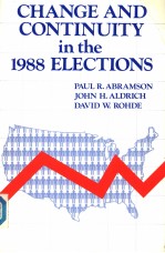 CHANGE AND CONTINUITY IN THE 1988 ELECTIONS