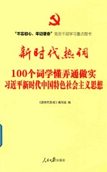 不忘初心牢记使命重点图书  新时代热词  100个词学懂弄通做实习近平新时代中国特色社会主义思想