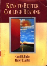 KEYS TO BETTER COLLEGE READING