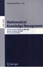 Mathematical Knowledge Management 4th International Conference