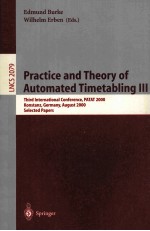 Practice and Theory of Automated Timetabling III Third International Conference