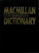 Macmillan contemporary dictionary