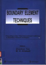 BOUNDARY ELEMENT TECHNIQUES