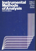 INSTRUMENTAL METHODS OF ANALYSIS  SIXTH EDITION