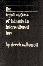 THE LEGAL REGIME OF ISLANDS IN INTERNATIONAL LAW