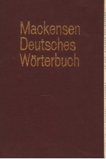 MACKENSEN DEUTSCHES WORTERBUCH