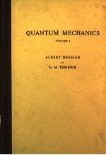 QUANTUM MECHANICS VOLUME I