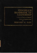 STOGDILL'S HANDBOOK OF LEADERSHIP：A SURVEY OF THEORY AND RESEARCH REVISED AND EXPANDED EDITION