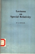 LECTURES ON SPECIAL RELATIVITY