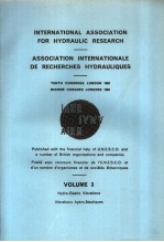 INTERNATIONAL ASSOCIATION FOR HYDRAULIC RESEARCH VOLUME 3  1963