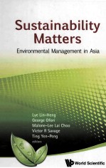 Sustainability Matters Environmental Management in Asia