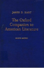 THE OXFORD COMPANION TO AMERICAN LITERATURE FOURTH EDITION