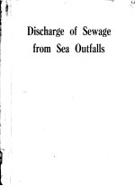 DISCHARGE OF SEWAGE FROM SEA OUTFALLS