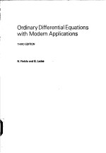 ORDINARY DIFFERENTIAL EQUATIONS WITH MODERN APPLICATIONS  THIRD EDITION