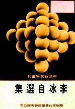 中国新文学丛刊 李冰自选集