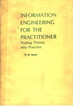 INFORMATION ENGINEERING FOR THE PRACTITIONER：PUTTING THEORY INTO PRACTICE