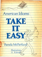 TAKE IT EASY AMERICAN IDIOMS