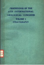 PROCEEDINGS OF THE 27TH INTERNATIONAL GEOLOGICAL CONGRESS VOLUME 1  STRATIGRAPHY