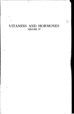 VITAMINS AND HORMONES  ADVANCES IN RESEARCH AND APPLICATIONS  VOLUME 4