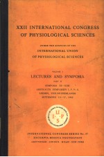 XXII INTERNATIONAL CONGRESS OF PHYSIOLOGICAL SCIENCES  VOLUME 1  PART 2