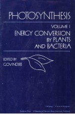 PHOTOSYNTHESIS  VOLUME 1  ENERGY CONVERSION BY PLANTS AND BACTERIA