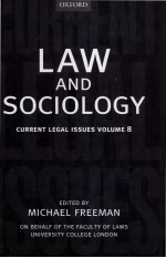 Law and Sociology Current Legal Issues 2005 VOLUME 8