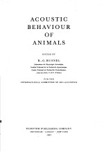 ACOUSTIC BEHAVIOUR OF ANIMALS