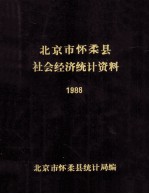 北京市怀柔县社会经济统计资料1988