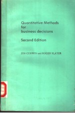 QUANTITATIVE METHODS FOR BUSINESS DECISIONS  SECOND EDITION