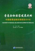 普惠金融国家发展战略  中国普惠金融发展报告（2016）