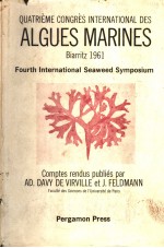 PROCEEDINGS OF THE FOURTH INTERNATIONAL SEAWEED SYMPOSIUM