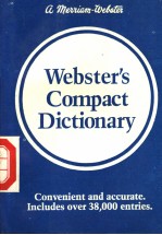 WEBSTER’S COMPACT DICTIONARY