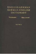 ENGLISH-GERMAN GERMAN-ENGLISH DICTIONARY  IN TWO VOLUMES