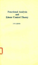 FUNCTIONAL ANALYSIS AND LINEAR CONTROL THEORY