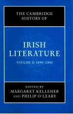 THE CAMBRIDGE HISTORY OF IRISH LIERATURE VOLUME 2 TO 1890-2000