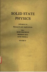 SOLID STATE PHYSICS ADVANCES IN RESEARCH AND APPLICATIONS  VOLUME 32