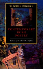 THE CAMBRIDGE COMPANION TO CONTEMPORARY IRISH POETRY