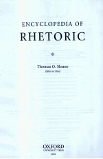 ENCYCLOPEDIA OF RHETORIC (上下册)