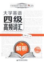 大学英语四级高频词汇解析  四级词汇速记精解单词书