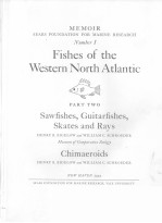 FISHES OF THE WESTERN NORTH ATLANTIC  PART 2