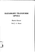 HADAMARD TRANSFORM OPTICS